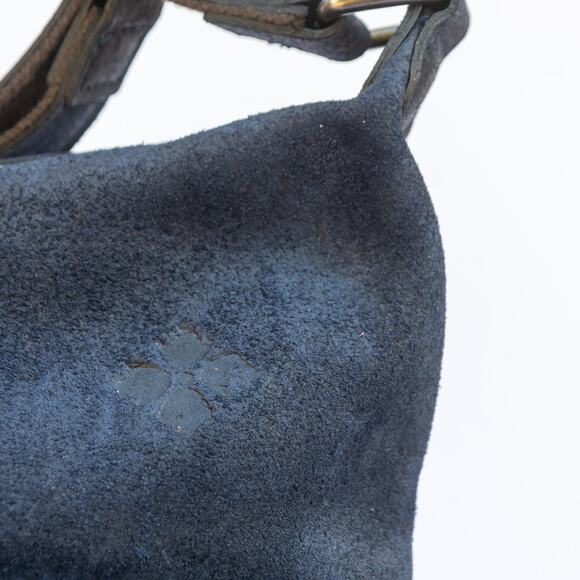 PATRICIA NASH Purse Navy Suede Large Handbag Satchel Crossbody Bag NWOT - Picture 5 of 16